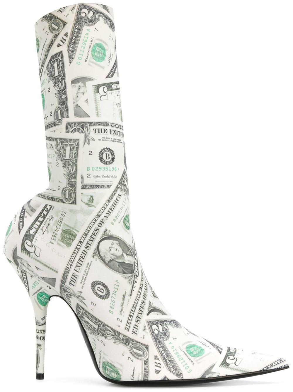 money print heels