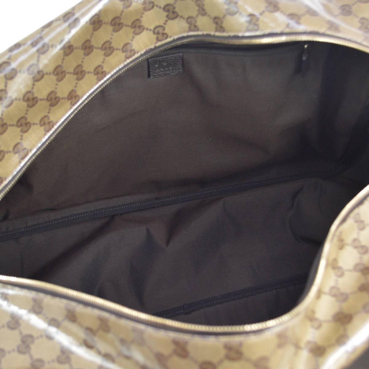 Women's or Men's Gucci Monogram Men's Women's Travel Duffle Carryall Weekender Shoulder Tote Bag