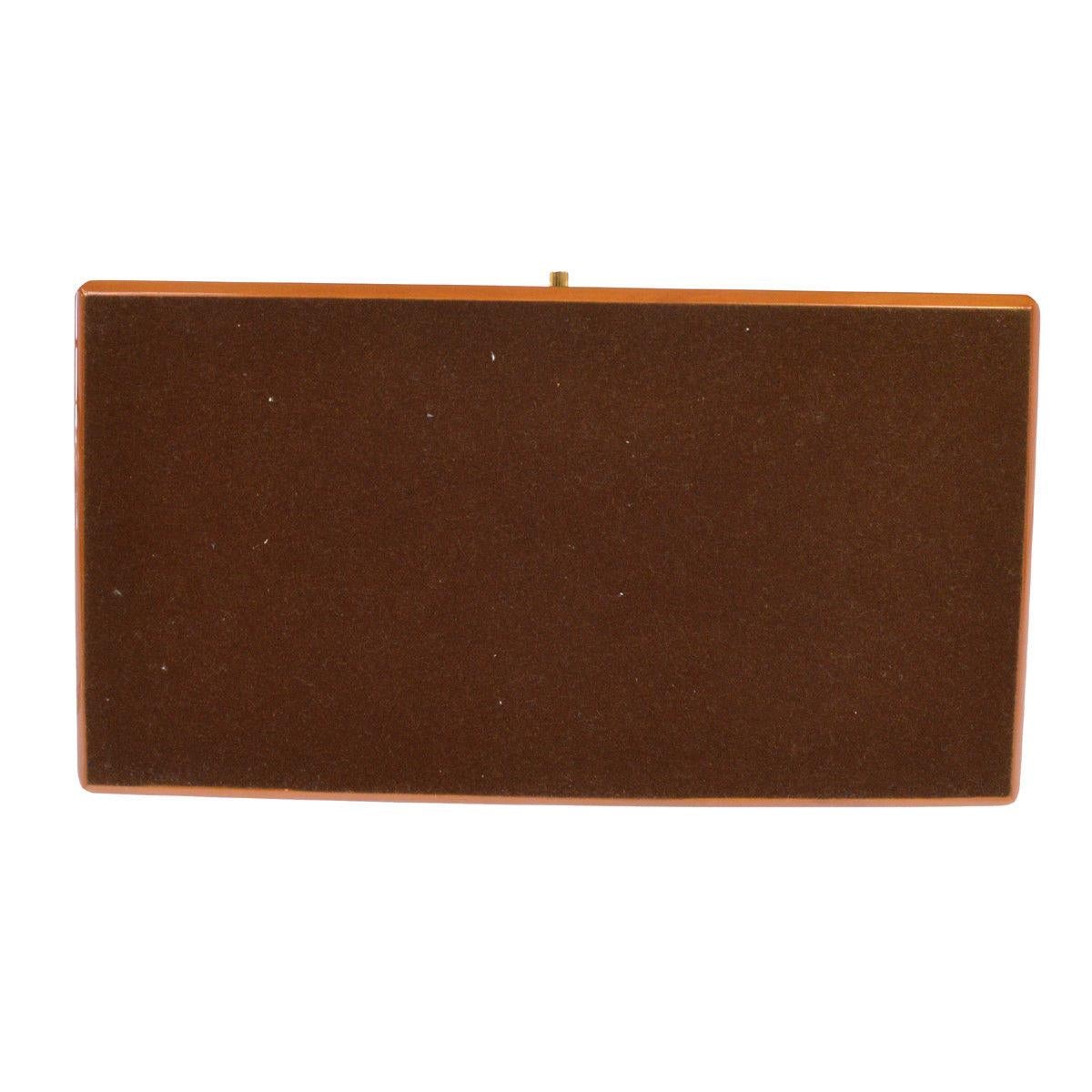 Louis Vuitton Men's Brown Wooden Gold Logo Cigar Storage Case Box 1