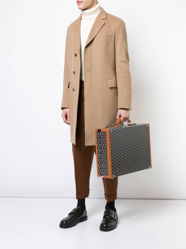 Goyard Cognac Leather Briefcase – The Don's Luxury Goods