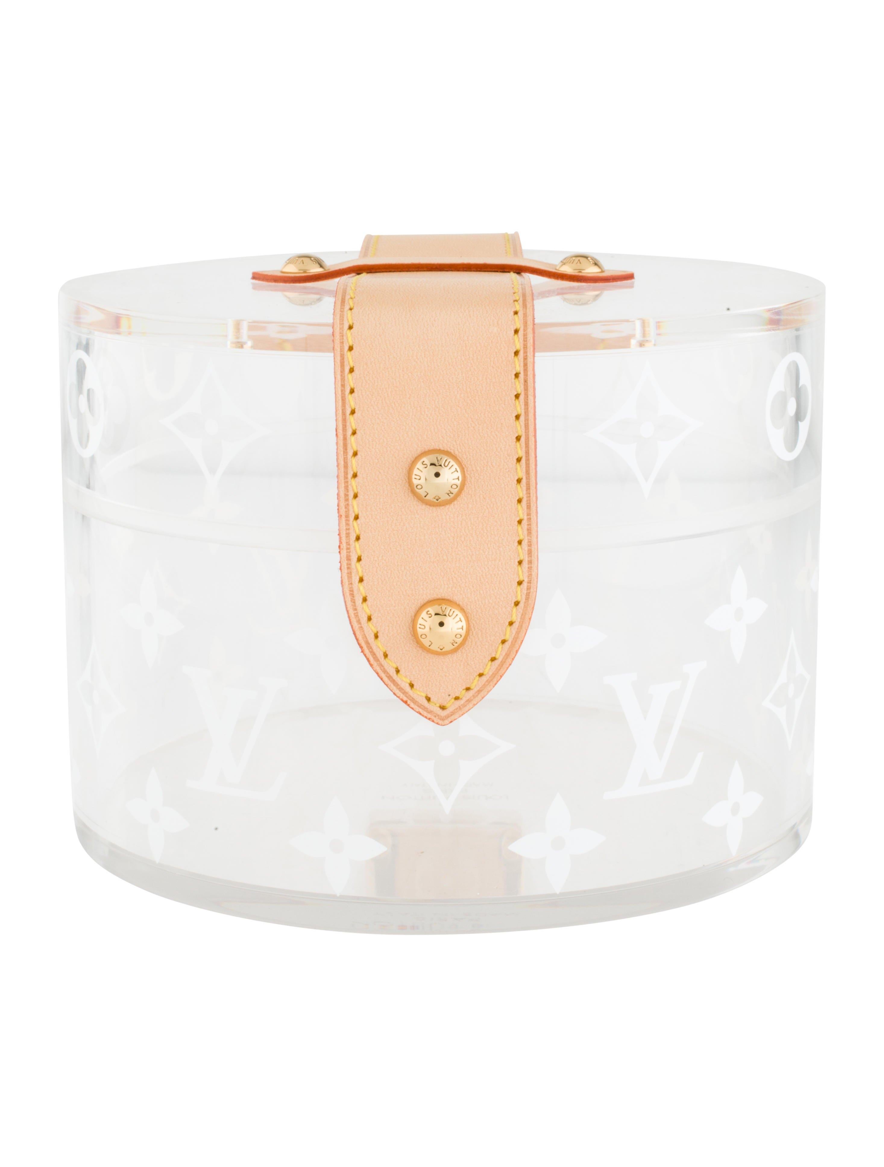 louis vuitton clear jewelry box