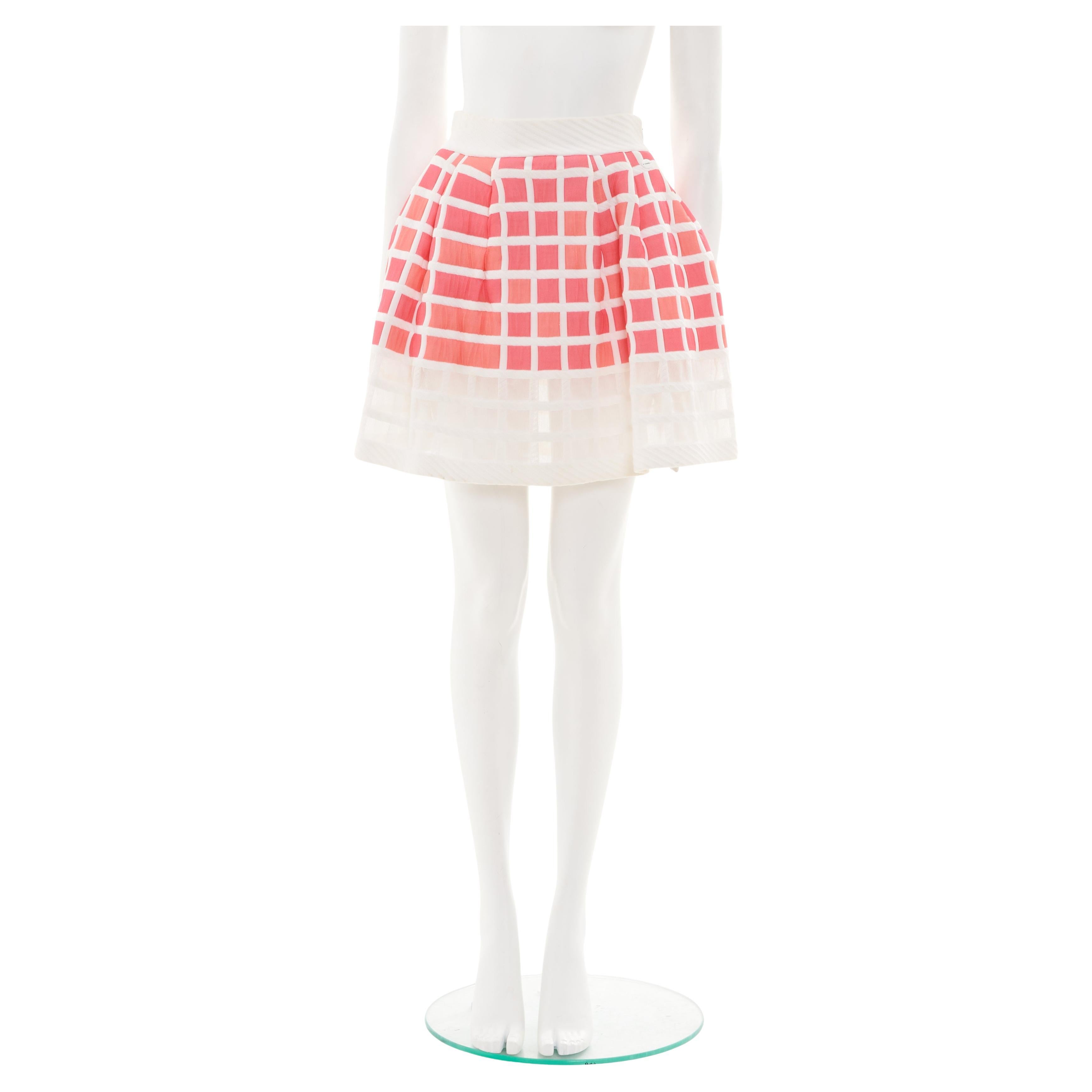 Chanel by Karl Lagerfeld S/S 2013 Pink Cube Skirt in vendita