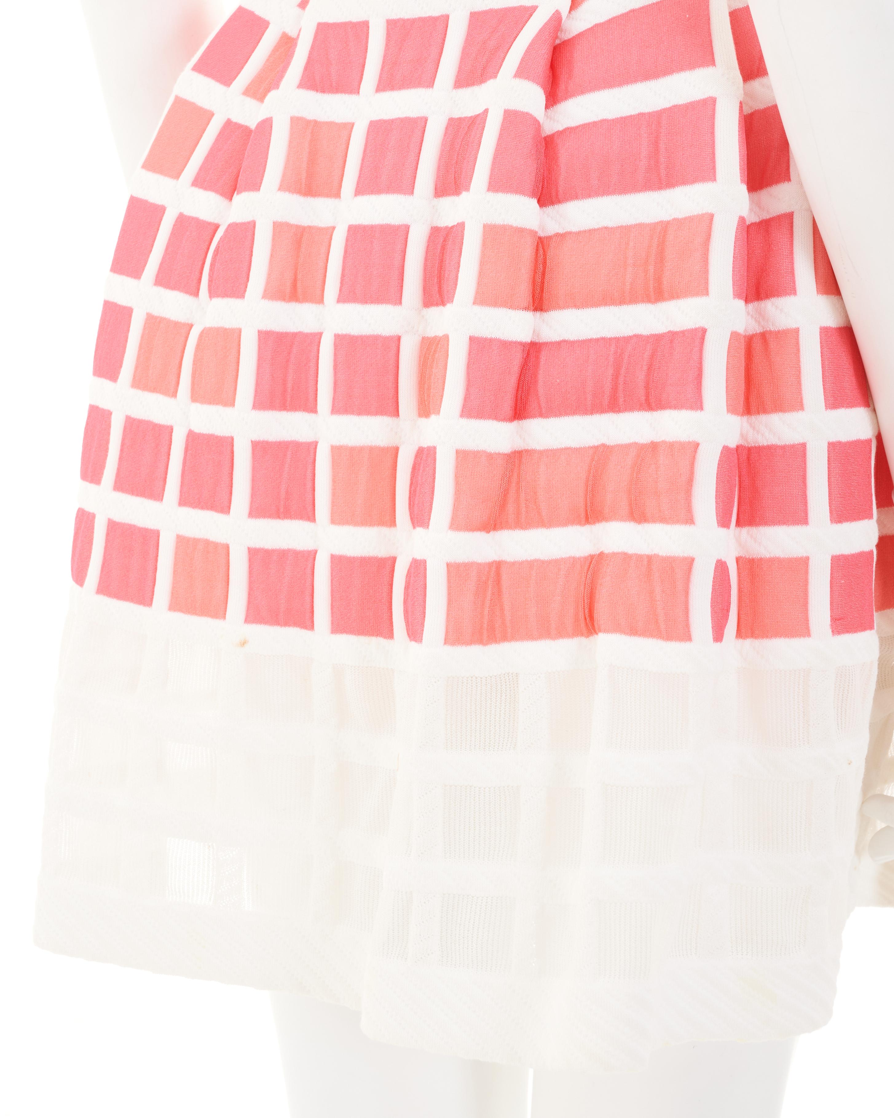 Chanel by Karl Lagerfeld S/S 2013 Pink Cube Skirt in vendita 2