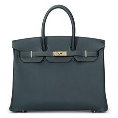 Birkin 35 Dark Green Togo Gold Hardware BNIB shipping included