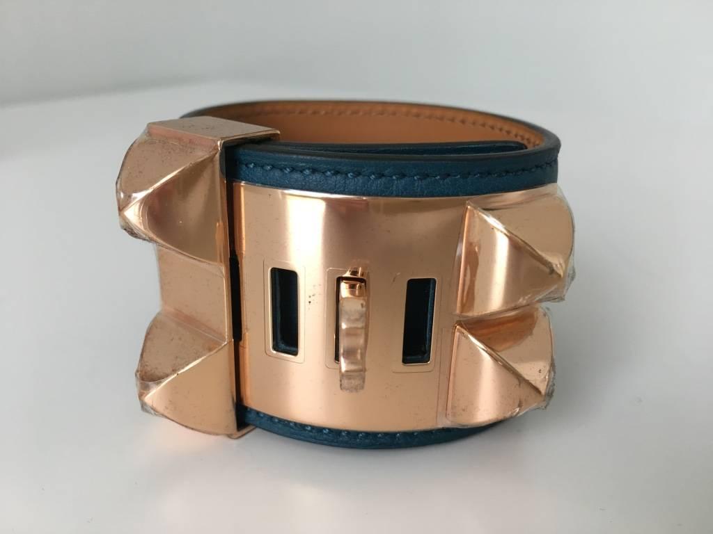 Contemporary Limited Edition! Hermes CDC Colvert Swift Rose Gold Hardware For Sale