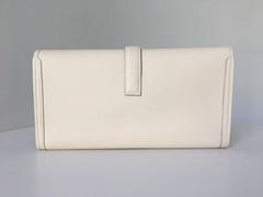 Hermes Jige Clutch Craie Swift 29 cm