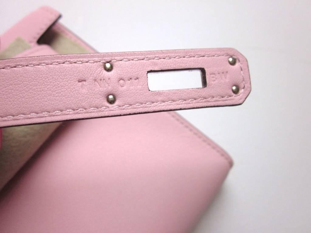 Pink Cutie! Rose Sakura Kelly Cut Clutch In New Condition In London, GB