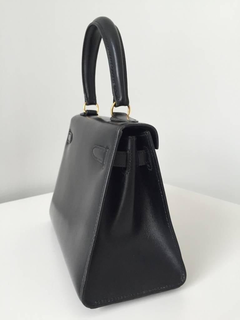 Rare Vintage 20 cm Kelly Bag! In Good Condition In London, GB