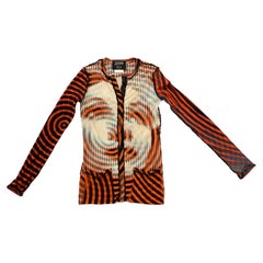 Jean Paul Gaultier F/W 2001 Vintage Dietrich Mesh Cardigan size S