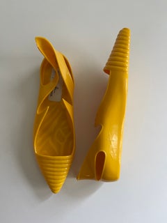 1980’s Thierry Mugler Museum Documented Grendha Apollo Jellies (Yellow!)