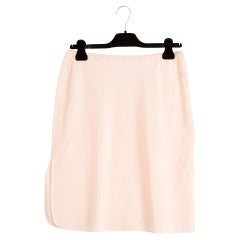 Christian Dior Dessous 1985 Jupe Jupon FR38 Rosa Krepp Slip Rock UK10 US8