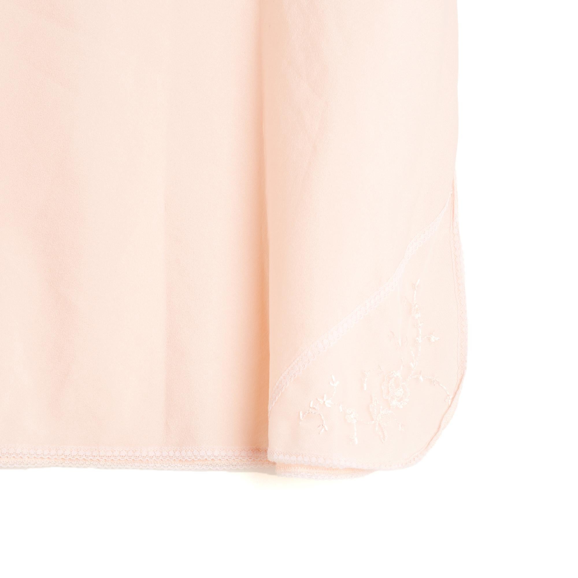Christian Dior Dessous 1985 Jupe Jupon FR38 Rosa Krepp Slip Rock UK10 US8 im Angebot 2