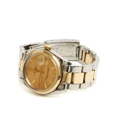 Rolex, um 1980, Uhr, 36 mm, Stahl und Gold, Oyster Perpetual Date