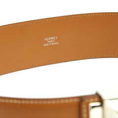 Hermès 1995 Ceinture T75 Barenia Leather Collier de Chien 50 Belt 32 in Hermes
