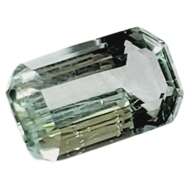 Artisan GIA Certified 8.96ct Octagonal  Blue Aquamarine