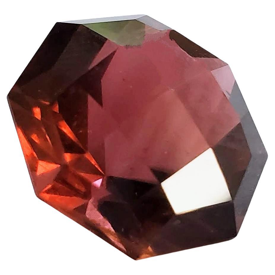 19.38ct Natural Deep Red Round Rubellite Loose Gemstone For Sale