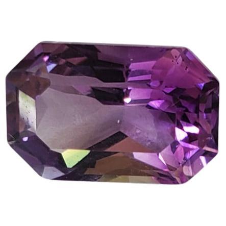 This 5.61ct Emerald Cut Natural Amethyst Loose Gemstone is a true testament to the captivating beauty of natural amethyst. This gemstone is a symphony of color and elegance, with measurements that highlight its remarkable qualities:
Amethyst, known