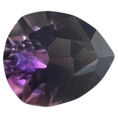 4.55ct Pear Cut Purple Amethyst loose Gemstone 