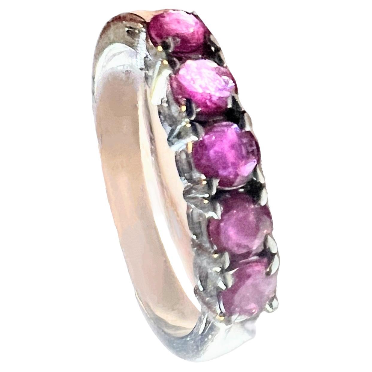 1,25 ctw Rosa Saphir-Ring 