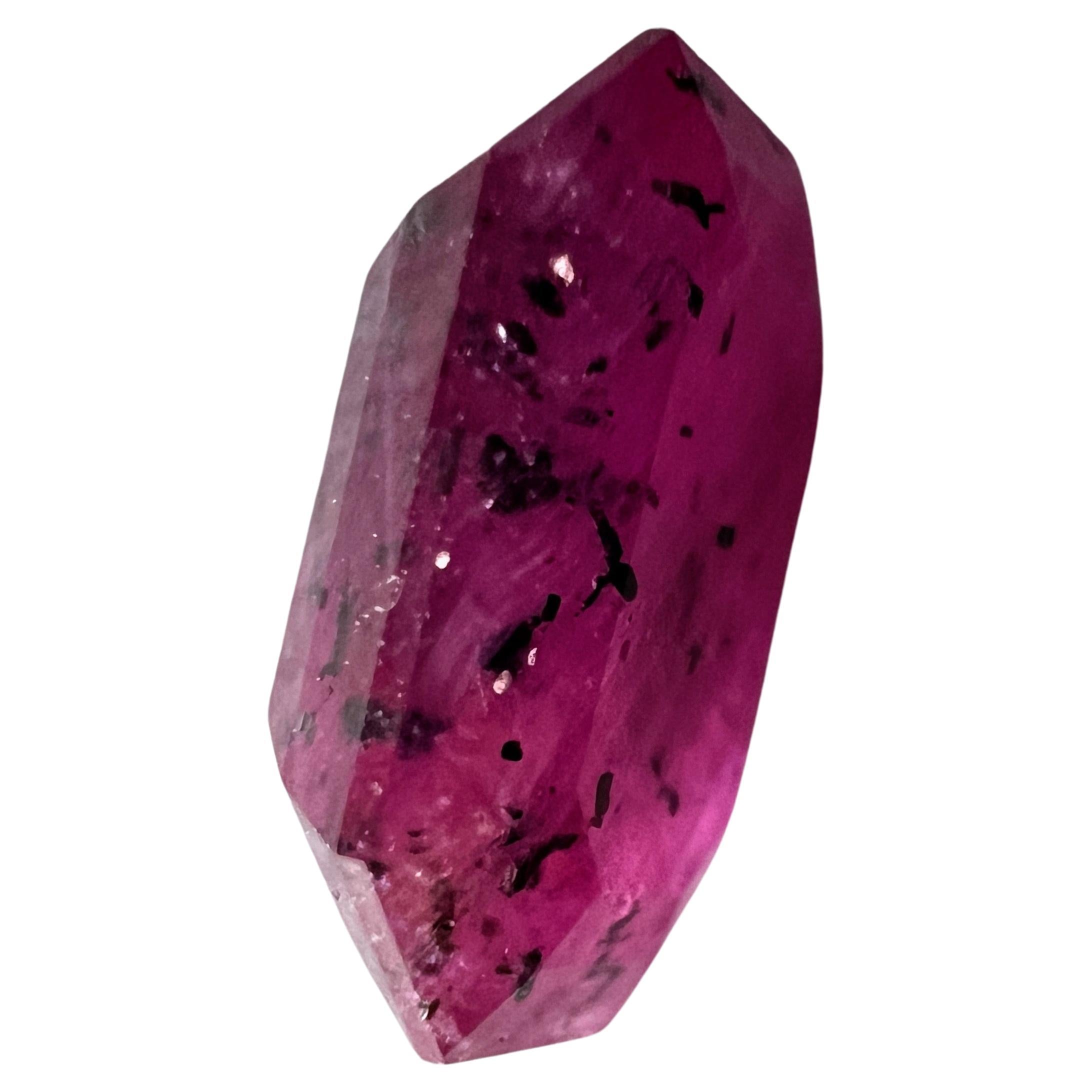 NO RESERVE 4.285ct NATURAL RUBY  Octagonal Cut Loose Gemstone In New Condition For Sale In Sheridan, WY