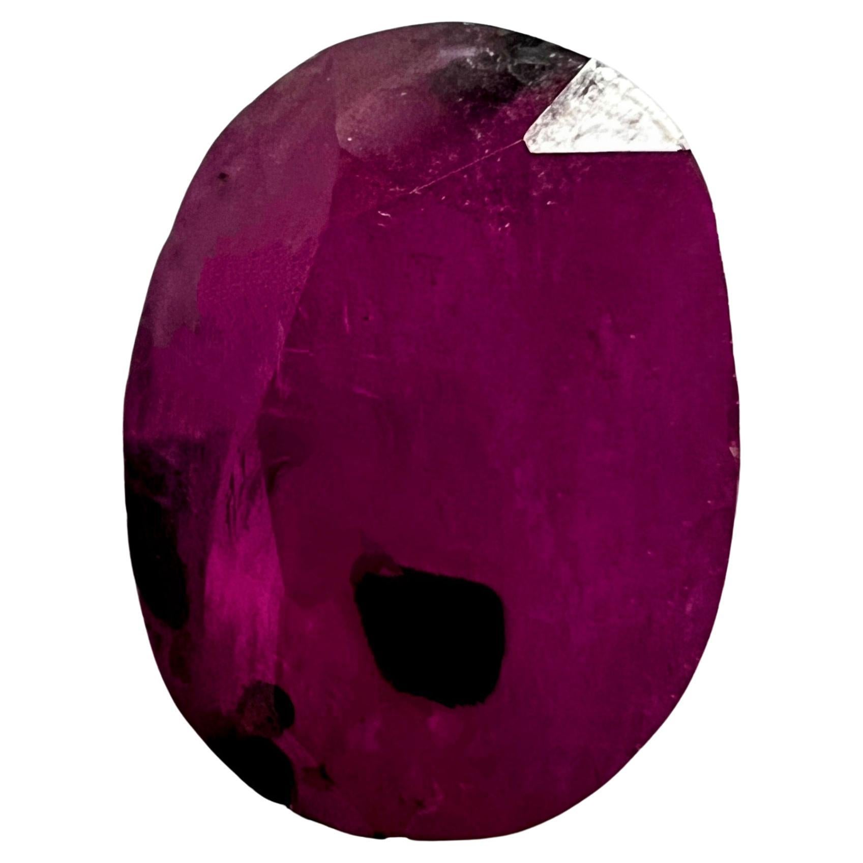 Elevate your jewelry creations with the enchanting beauty of our 2.39Ct 100% Natural Ruby Oval Loose Gemstone. This exquisite gem, with its captivating pink hue and elegant oval cut, is a celebration of romance and luxury, promising to be the