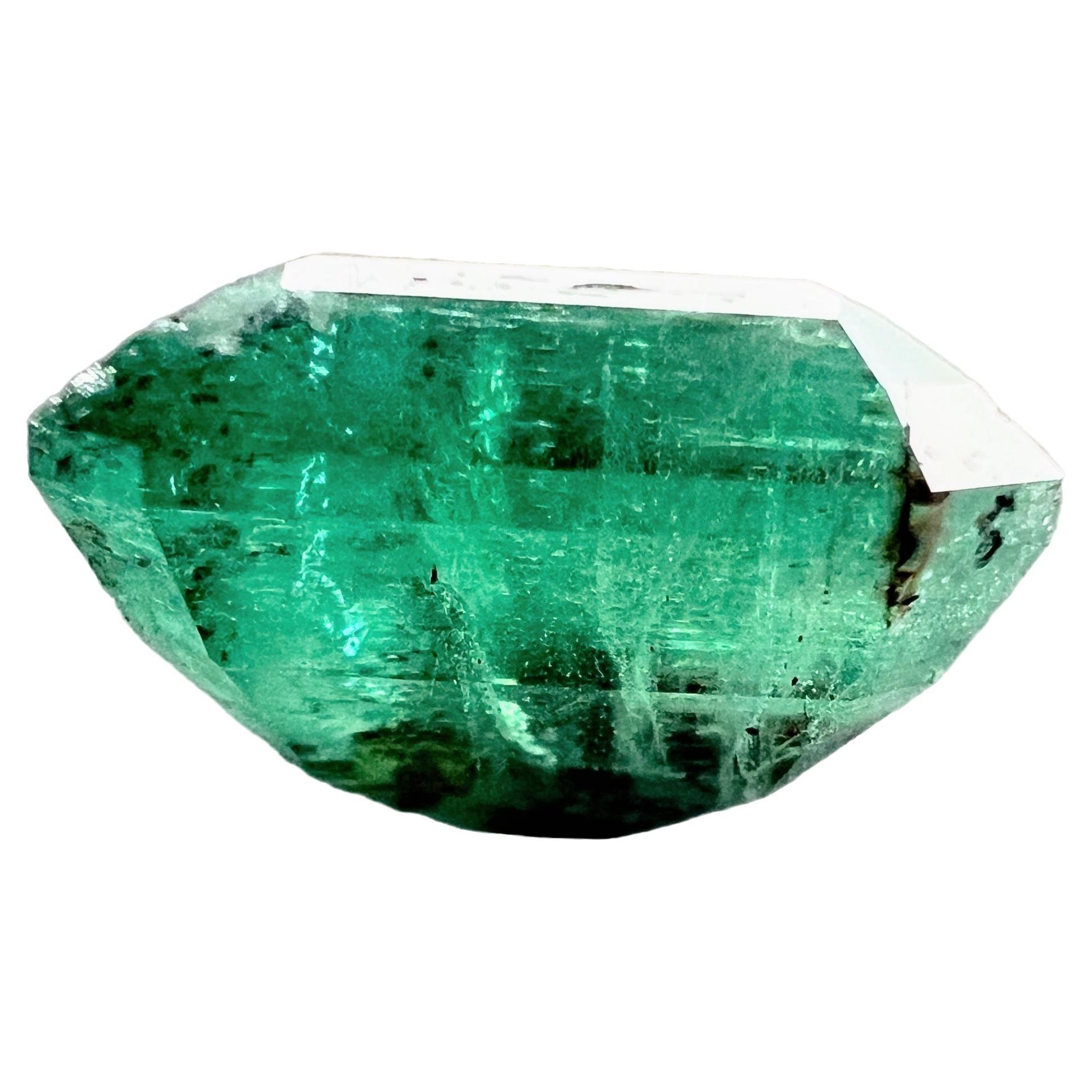 7.19ct  No Oil Untreated Natural Emerald Gemstone For Sale 1