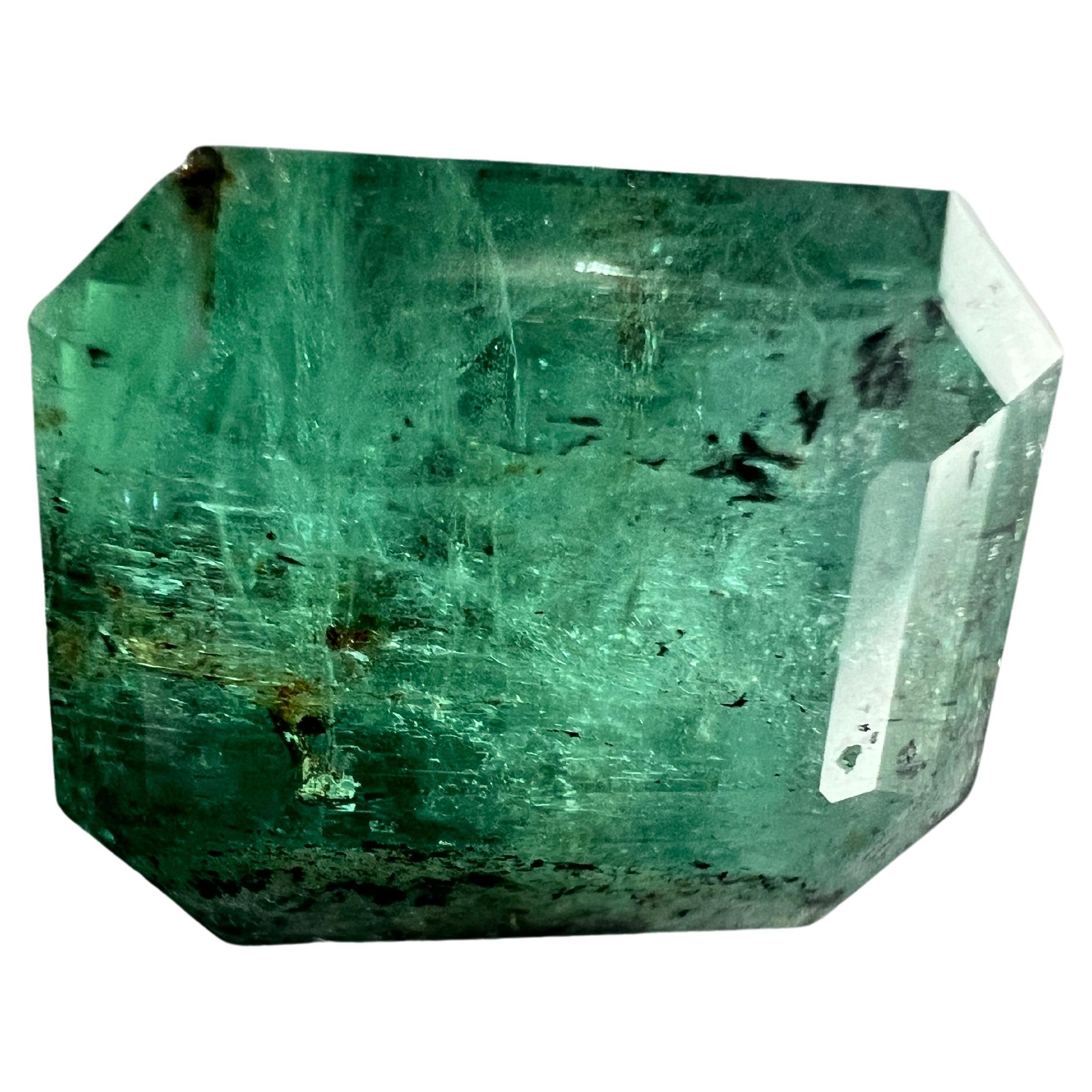 7.19ct  NON-OILED Untreated Natural EMERALD Gemstone