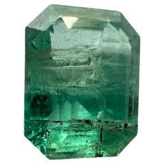 Antique 6.47Ct NON-OILED  Untreated Natural EMERALD Gemstone