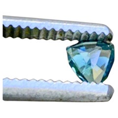 0.5ct Trillion Cut LOUPE CLEAN Natural Unheated Teal Blue Sapphire Gemstone