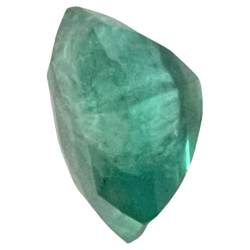 Artisan 3.70ct Non-Oil Natural Emerald Gemstone For Sale