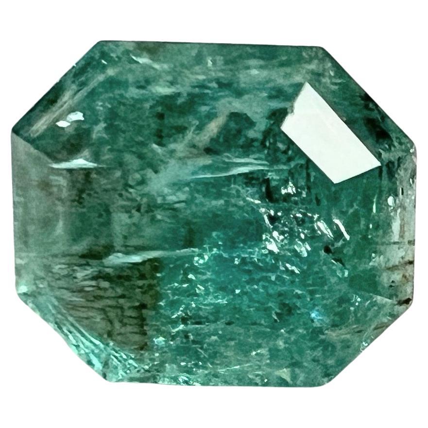 3.35ct NON-OILED Natural EMERALD Gemstone NO RESERVE For Sale