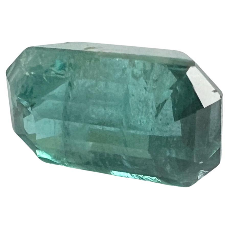 Women's or Men's NO RESERVE 4.80ct NON-OILED Natural EMERALD Gemstone For Sale