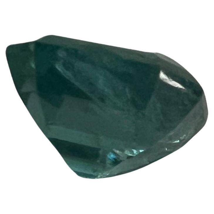 NO RESERVE 3.05ct NON-OILED Natural Blue Green EMERALD Gemstone In New Condition For Sale In Sheridan, WY