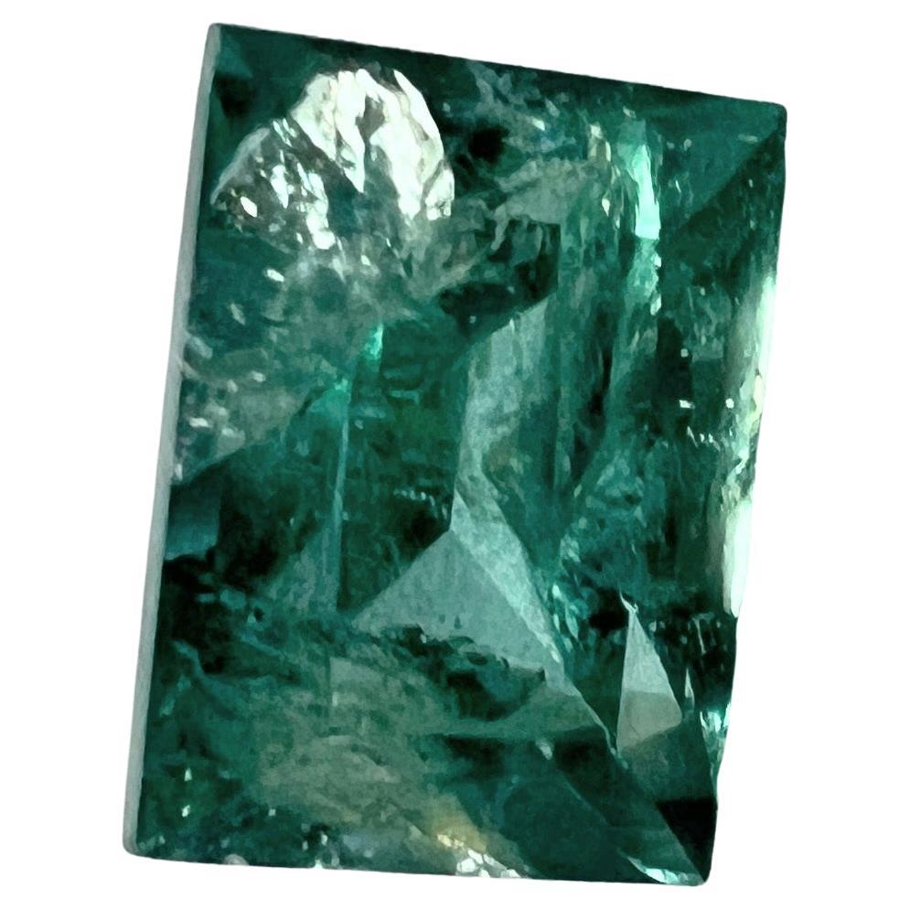 3.05ct Square Cut Natural Emerald Gemstone  3