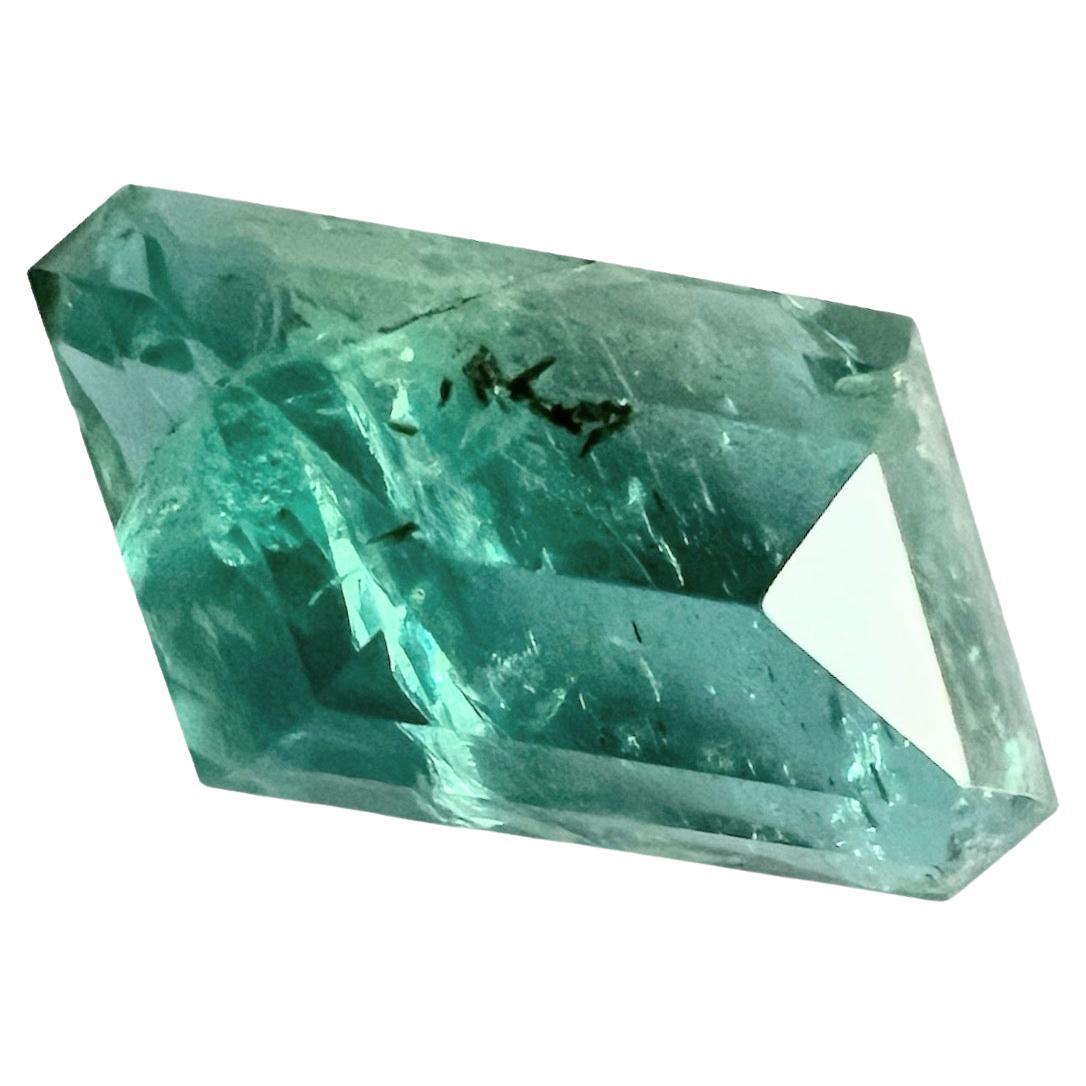 Emerald Cut 3.10ct Rectangular Cut NON-OILED EMERALD Gemstone NO RESERVE For Sale