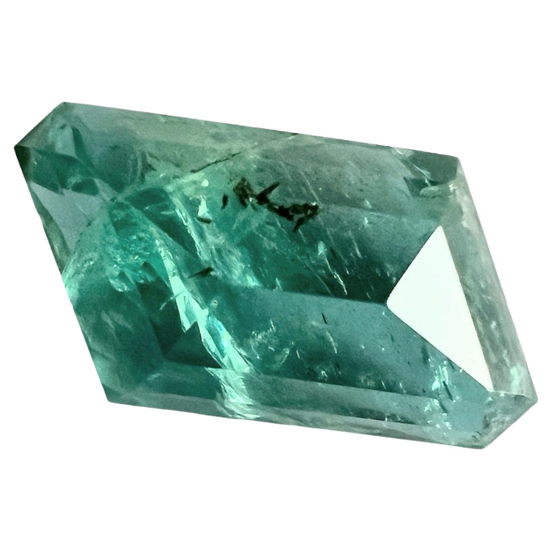 3.10ct Rectangular Cut NON-OILED EMERALD Gemstone NO RESERVE For Sale