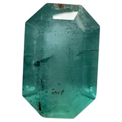 NO RESERVE 2.70ct NON-OILED NATURAL BLUE GREEN EMERALD Gemstone