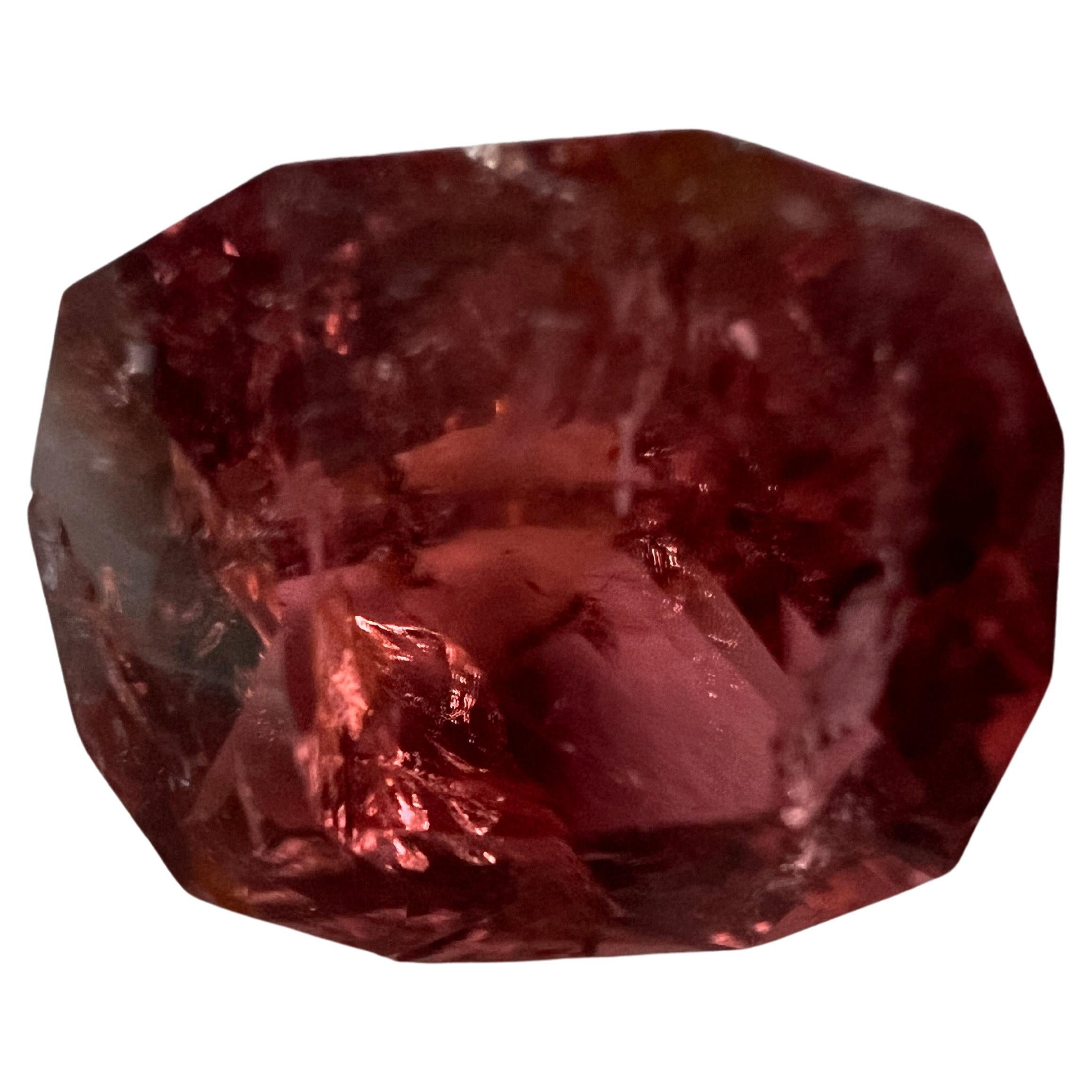 7.5ct Deep Pink Cushion Rubellite Gemstone  For Sale 4