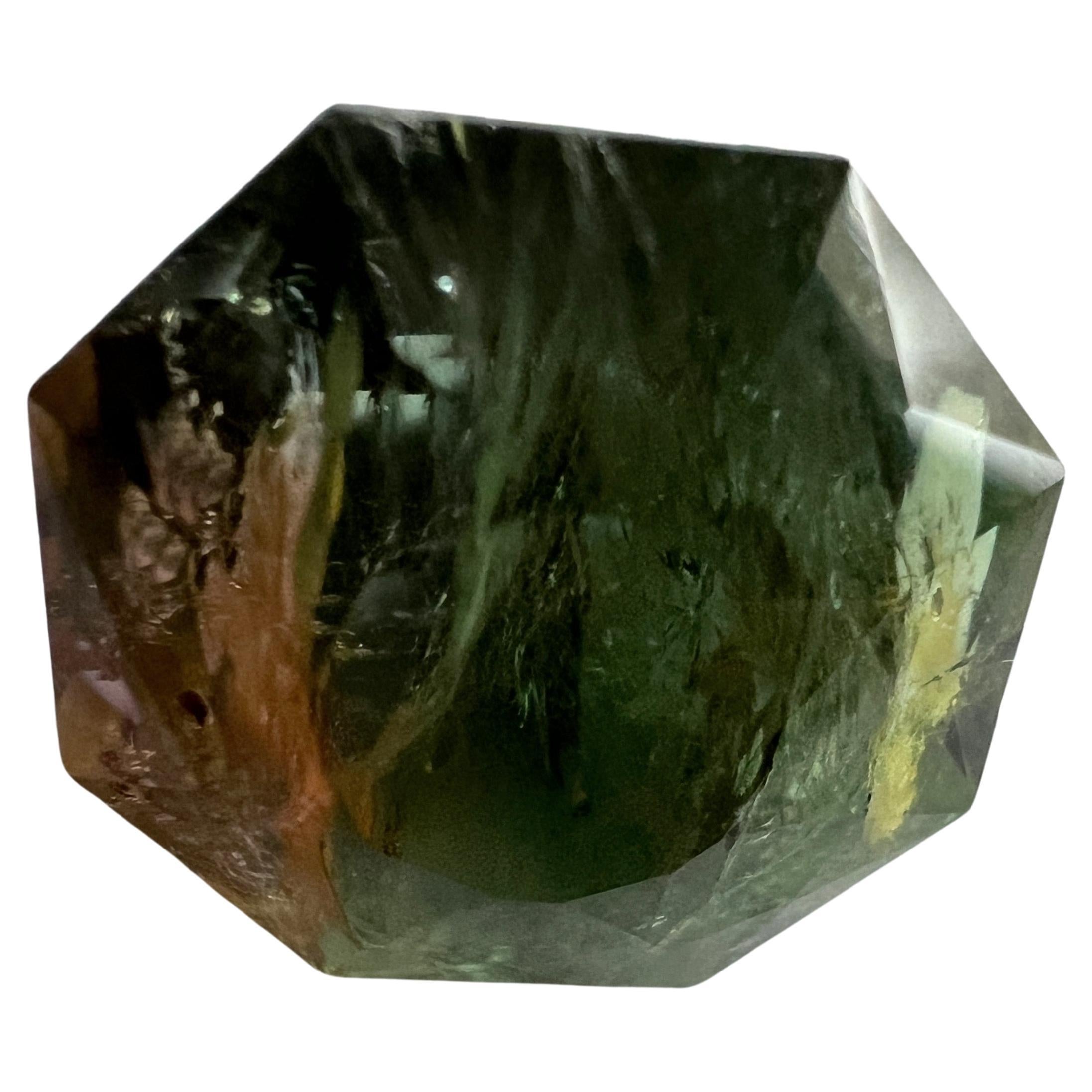 12.5ct Octagonal Rubellite Tourmaline Gemstone  For Sale