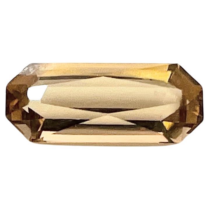 6,39ct Baguette Cut Nature Gemma Citrino non riscaldata
