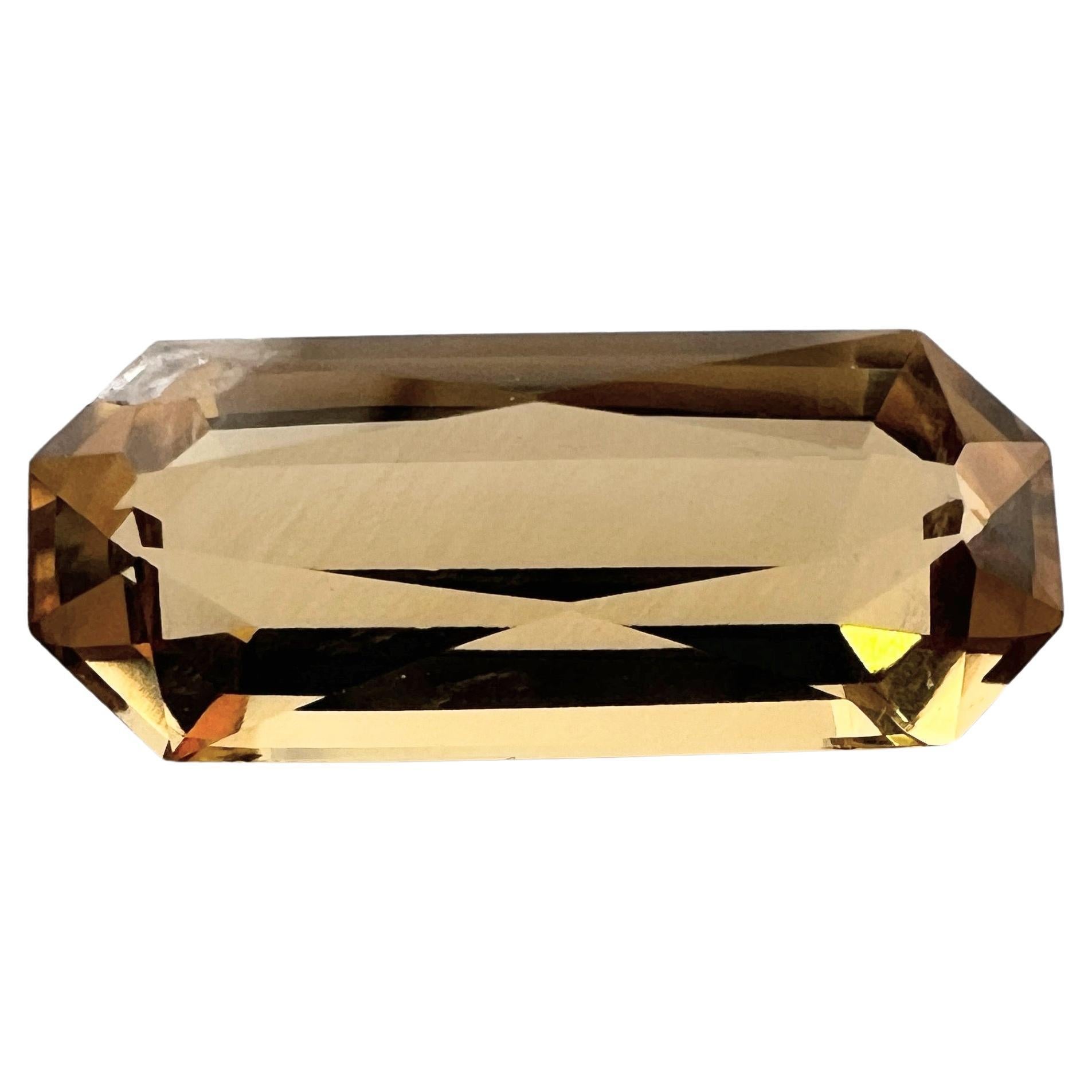 6.39ct Baguette Cut Natural UNHEATED Citrine Gemstone For Sale 2