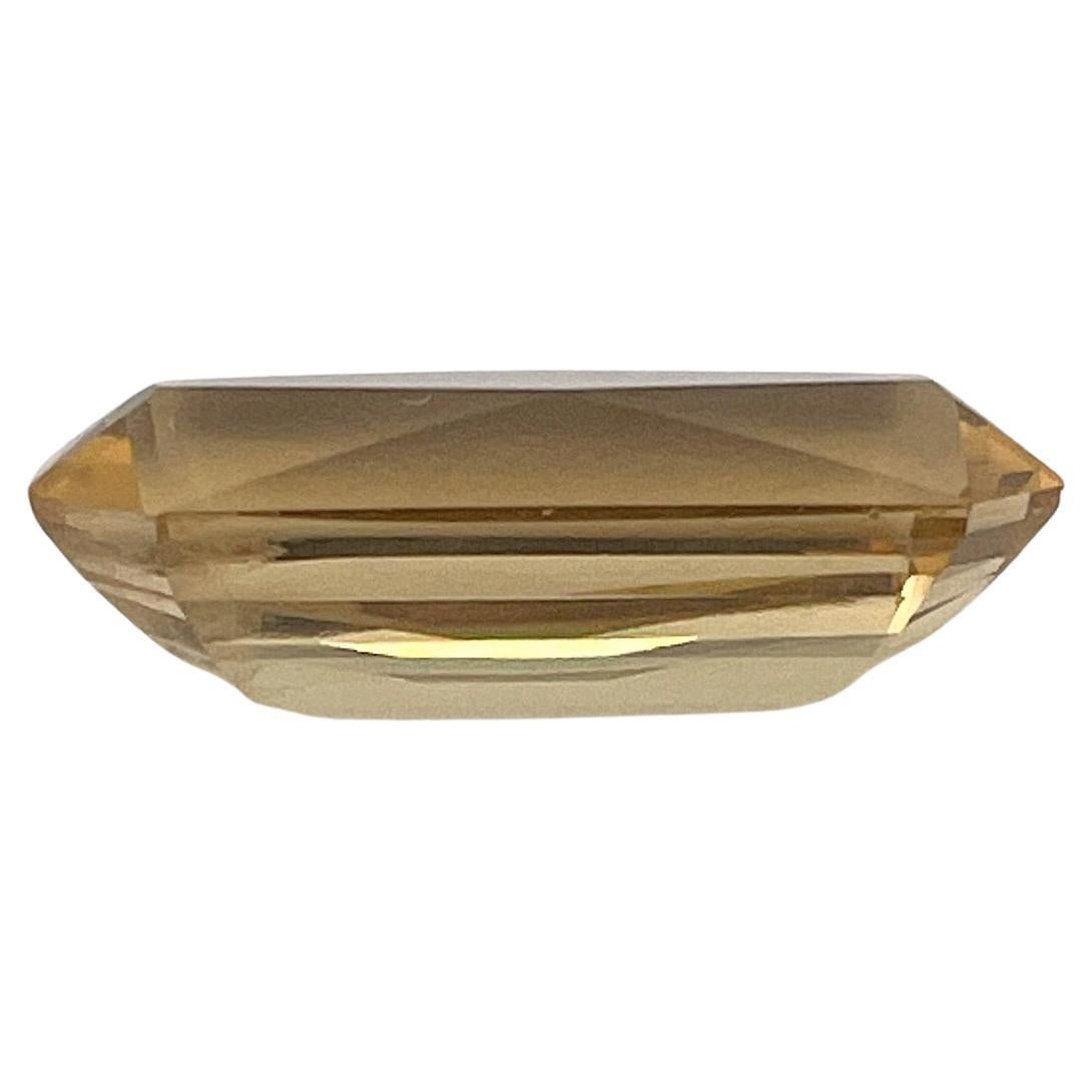 6.39ct Baguette Cut Natural UNHEATED Citrine Gemstone In New Condition For Sale In Sheridan, WY