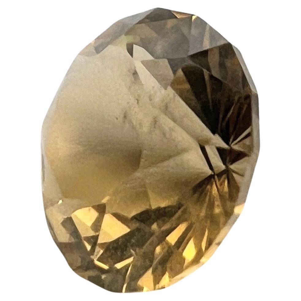 3.85ct  Gema Citrino Natural SIN CALENTAR talla brillante en venta 2