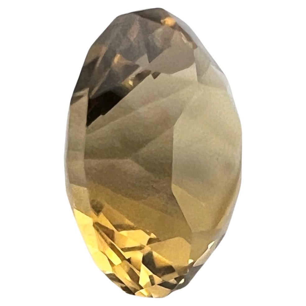 3.85ct  Gema Citrino Natural SIN CALENTAR talla brillante en Nuevo estado para la venta en Lanham, MD