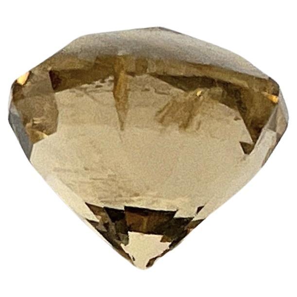 Discover the enchanting beauty of our 5.89ct Brilliant Cut Natural UNHEATED Citrine gemstone. With a dimension of 11.4mm, this gemstone is a true treasure, offering a rich, honeyed hue of yellow that glows with a representation of inner fire. The