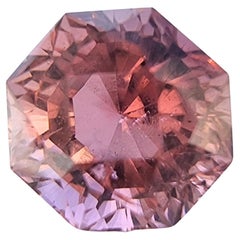 5.28ct Octagonal Cut Natural Pink Tourmaline Loose Gemstone