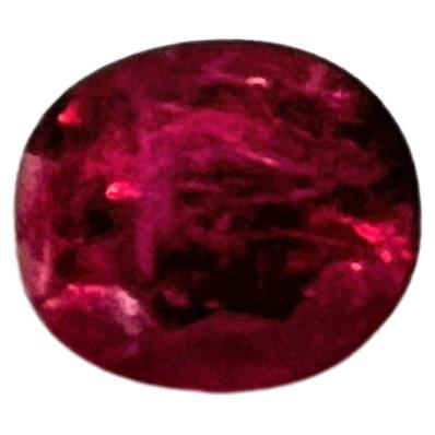 Artigiano Gemma tonda di tormalina rubellite 4,50ct in vendita