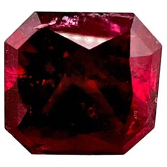 8.85ct  Square Cut Rubellite Tourmaline Loose Gemstone