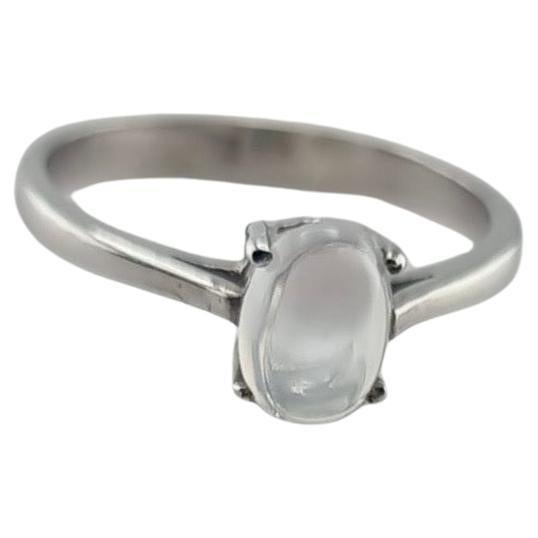 Anello con pietra di luna ovale 1ct In condizioni Nuovo in vendita a Lanham, MD