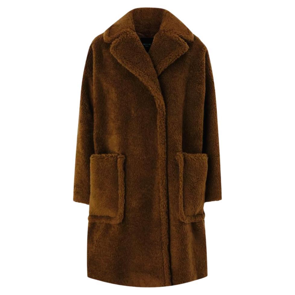 Weekend Max Mara Wool Blend Teddy Coat For Sale